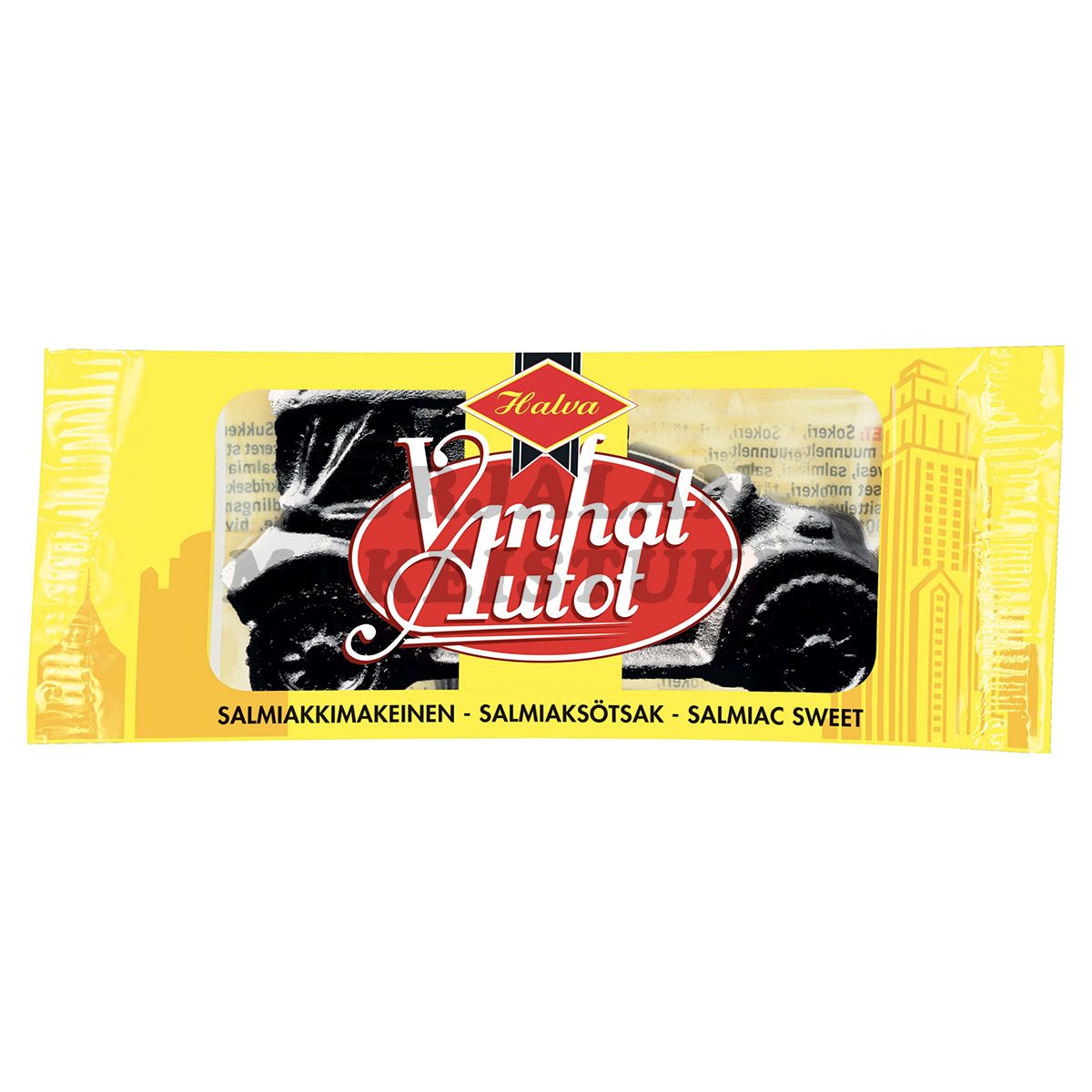 Halva Vanhat Autot Salmiakki 15g