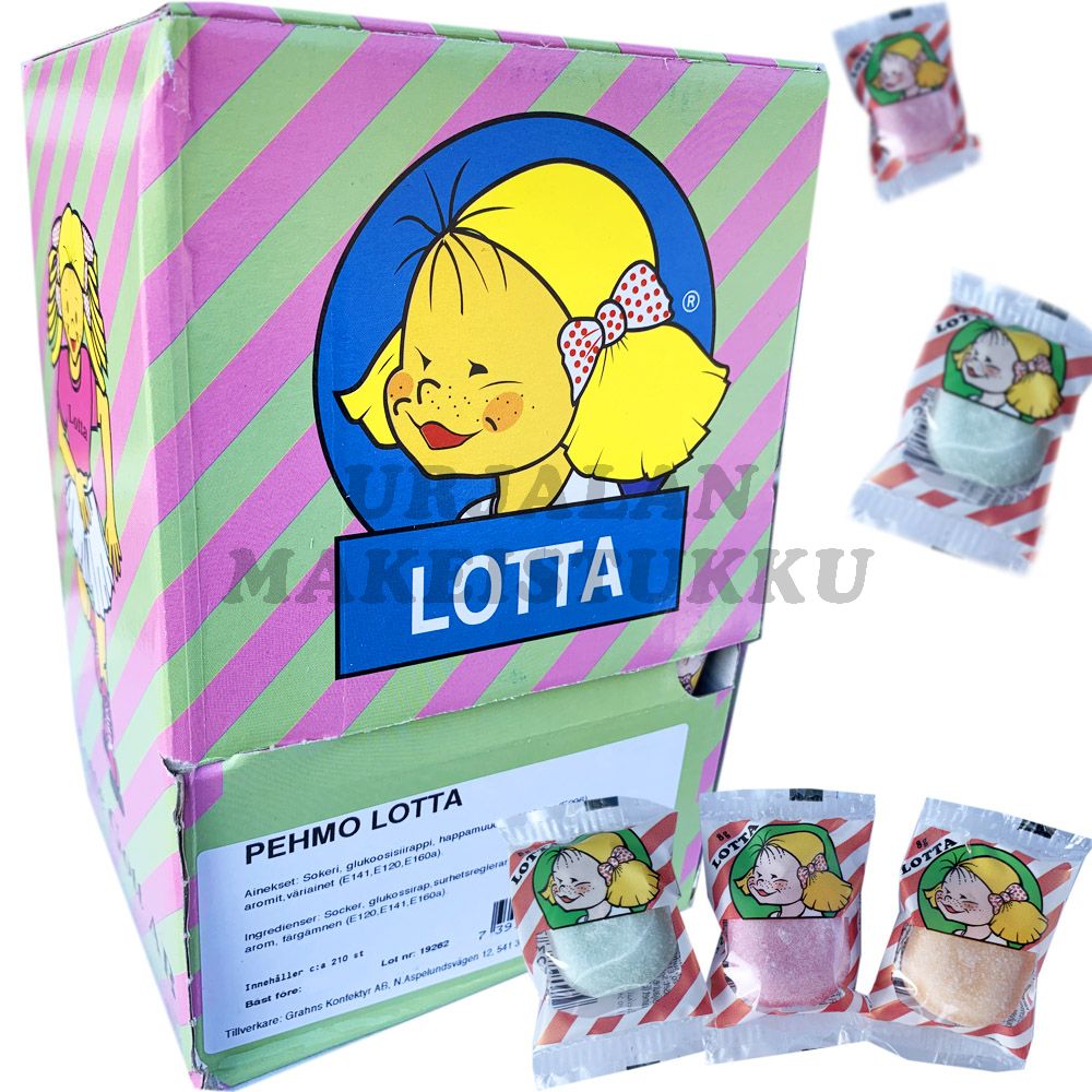 Lotta Pehmo hedelmä 210kpl
