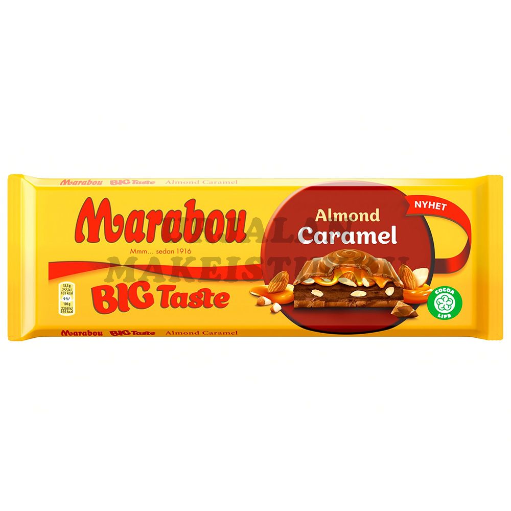 Marabou Big Taste Almond Caramel suklaalevy 300g