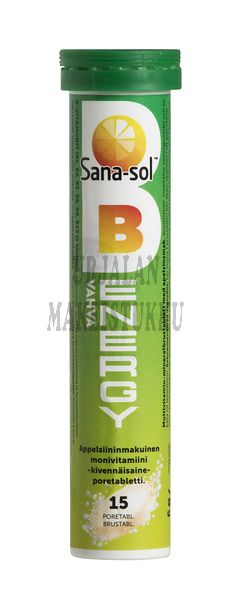 Sana-sol Vahva B-Energy 15 poretablettia