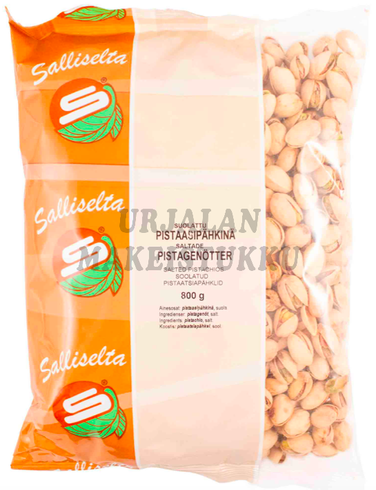 Salliselta Suolattu Pistaasipähkinä 800g