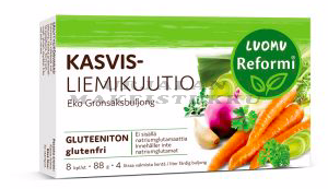 Reformi Luomu kasvisliemikuutio 8kpl
