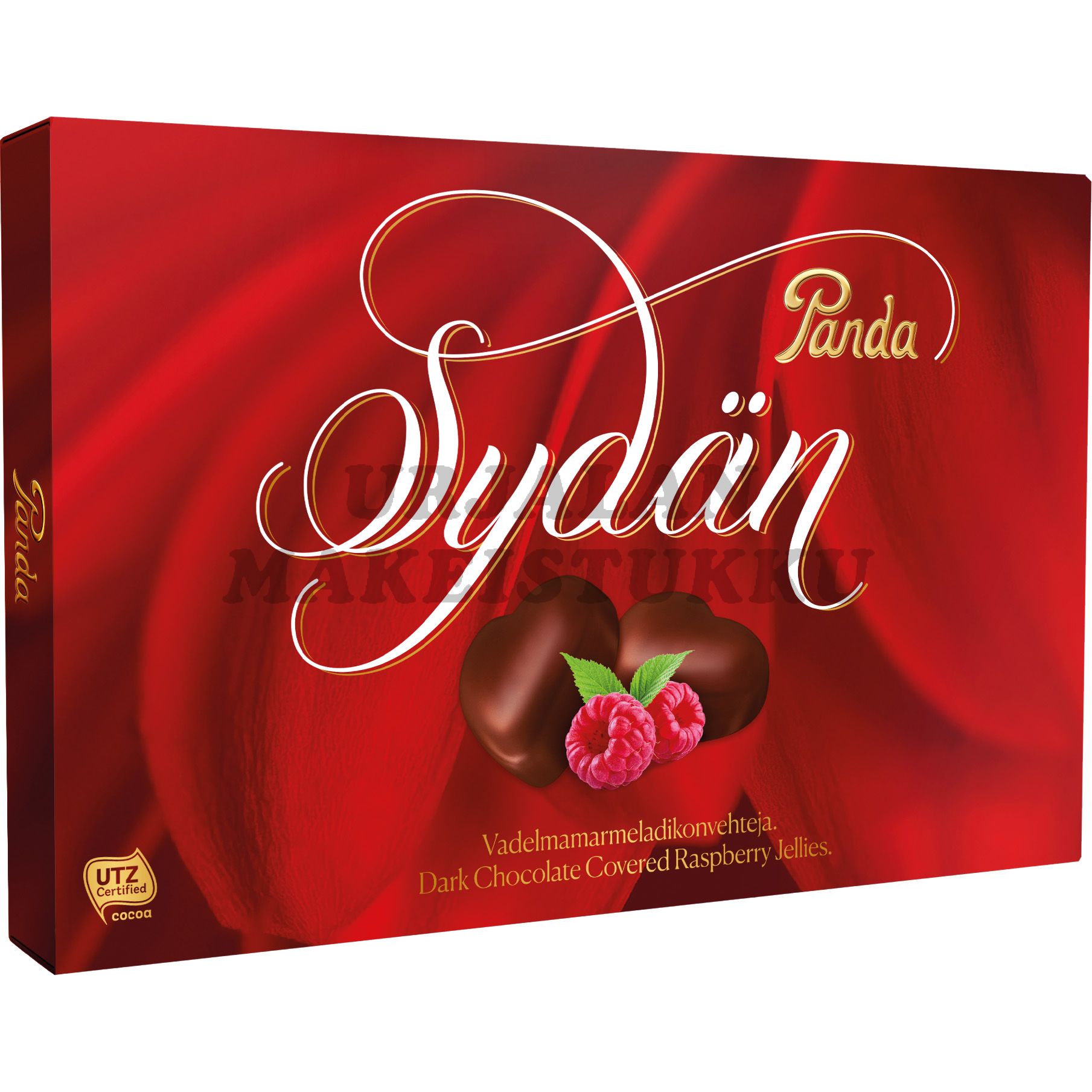 Panda Sydän Vadelmamarmeladikonvehteja 125g