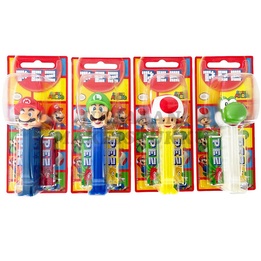 PEZ-annostelija Nintendo maskotti + 2 x täyttö 8,5g