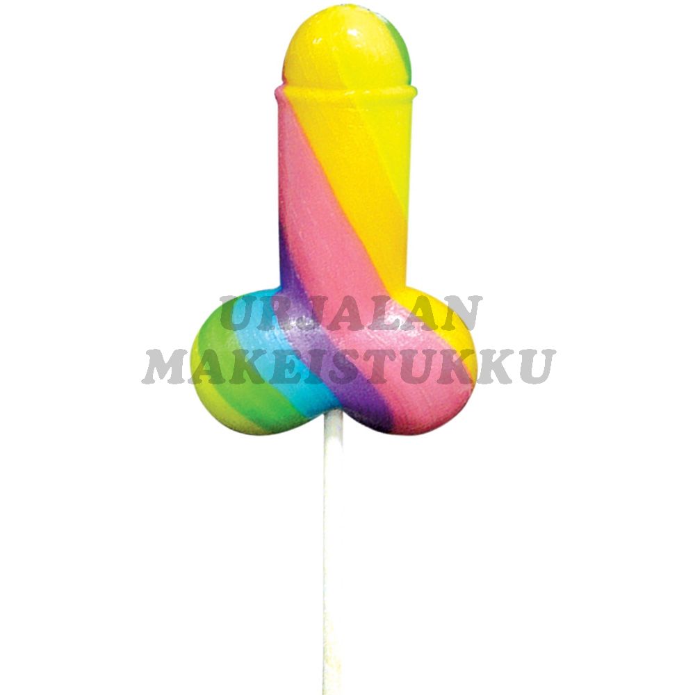 Rainbow Cock Pop Pride herkkunekku sateenkaaritikkari 19cm