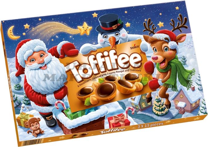 Toffifee Talvimaisema monipakkaus 375g (3 x 125g)